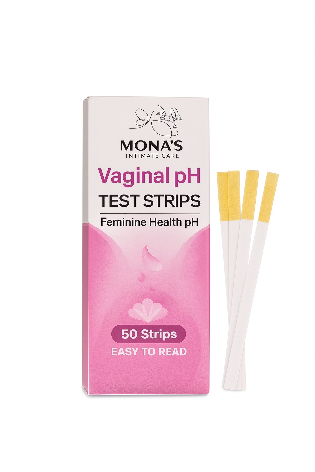 Mona’s Intimate Care Vaginal pH Test Strips (50 Strips)